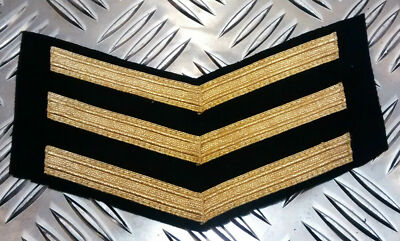 British Royal Navy RN Gold Chevrons Good Conduct Stripes Chief Petty Officer New
