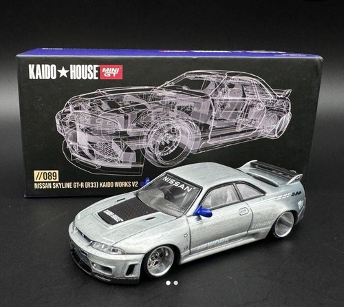 Kaido House x Mini GT 1:64 Nissan Skyline GT-R (R33) BLUE