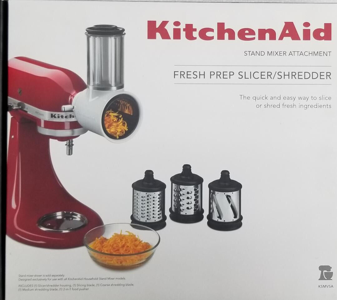 Genuine KitchenAid KSMVSA Fresh Prep Slicer/Shredder Attachm