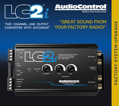 AudioControl LC2i 2-Channel Active Line Output Converter and Line Driver