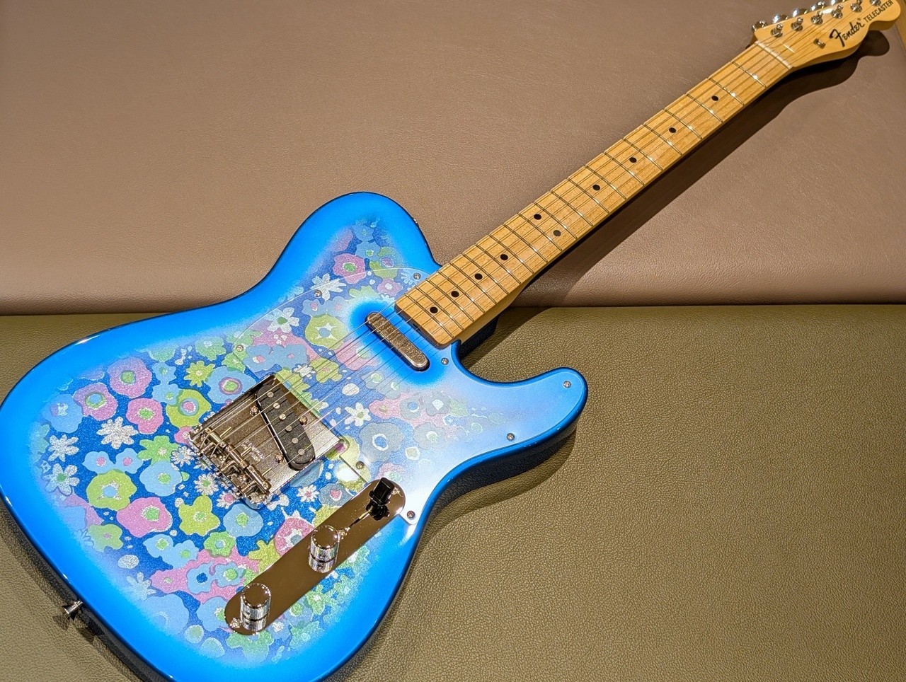 Fender Telecaster ブルー 日本製 Fender Made in Japan Limited Telecaster Blue Flower [2025