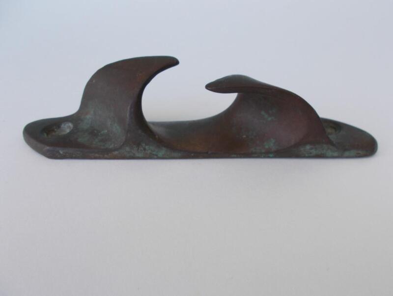 Vintage Bronze 5" Bow Chock Great Patina Marine