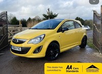 2014 Vauxhall Corsa 1.3 CDTI ECOFLEX LIMITED EDITION 3DR 99K (YELLOW) F.S.H / M.