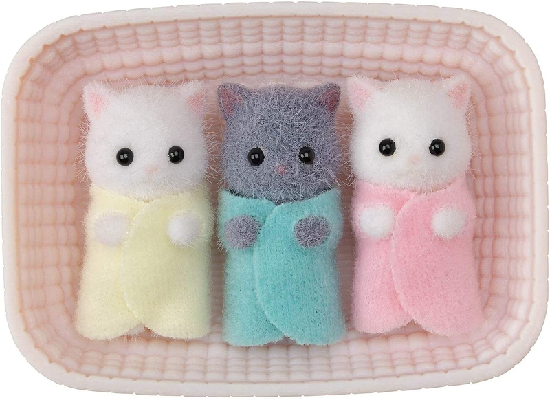 Calico Critters, Persian Cat Triplets, Dolls, Dollhouse Figures Collectible Toys