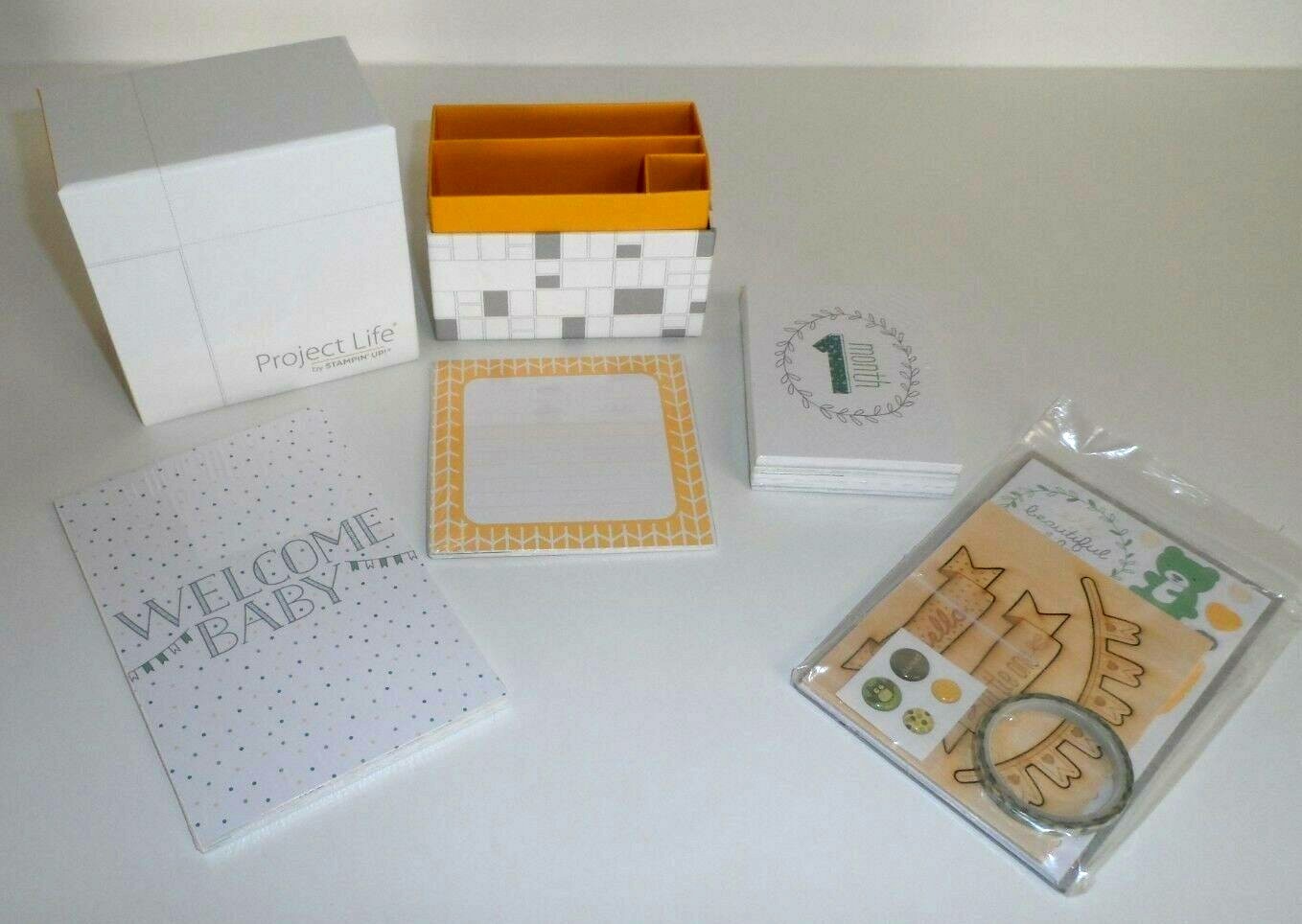 NEW Stampin' Up HELLO BABY BOY Project Life CARD KIT & ACCESSORY PACK