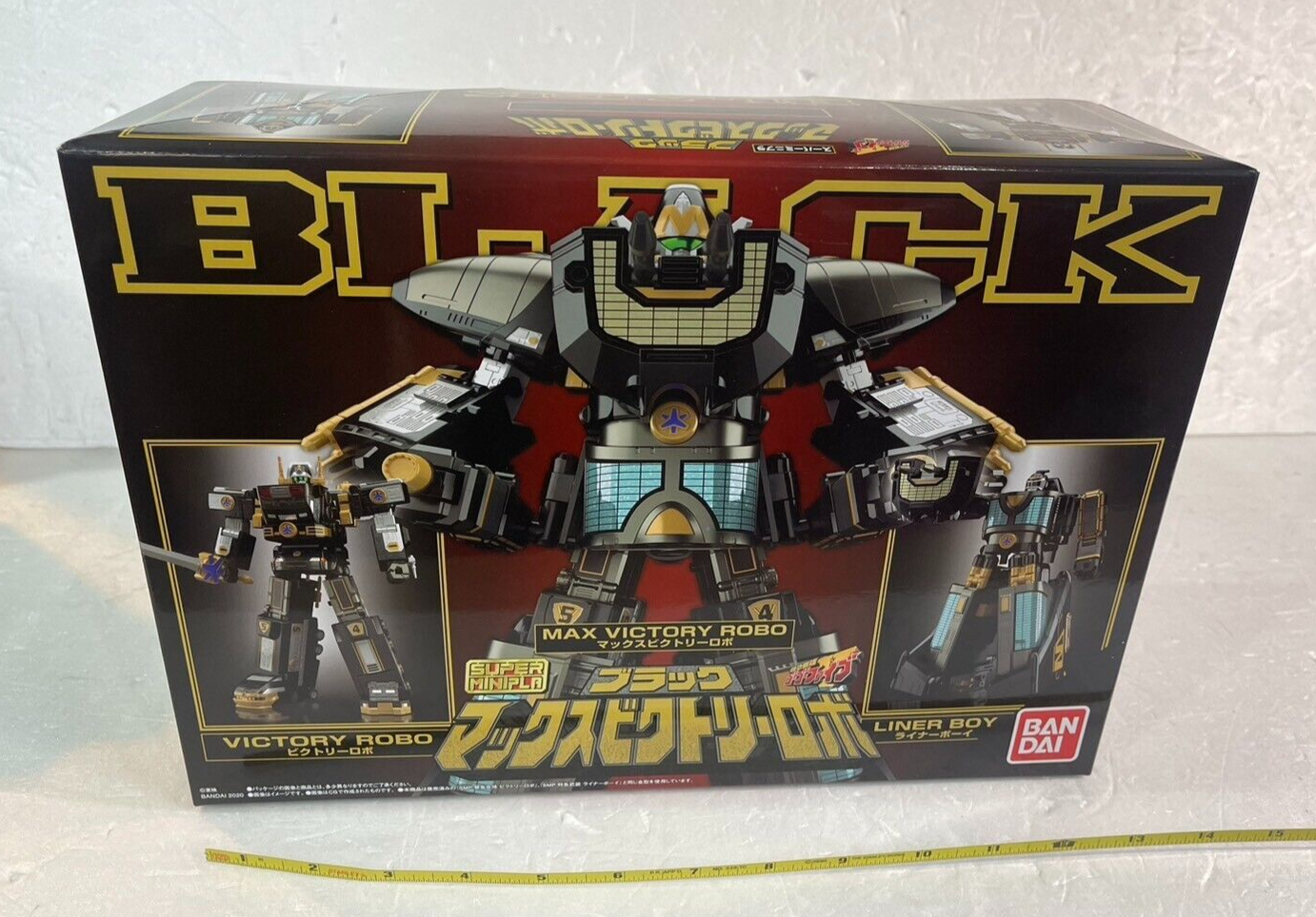 BANDAI☆1986年未使用 マシンロボ ブラックバードロボ J6 SUPER MINIPLA Black Max Victory Robo GoGoFive Plastic Model