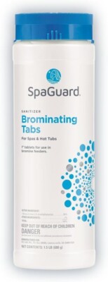 SpaGuard Brominating Tablets, Spas & Hot Tubs, 1'' Tablets - 1.5 lbs (1 Pack)