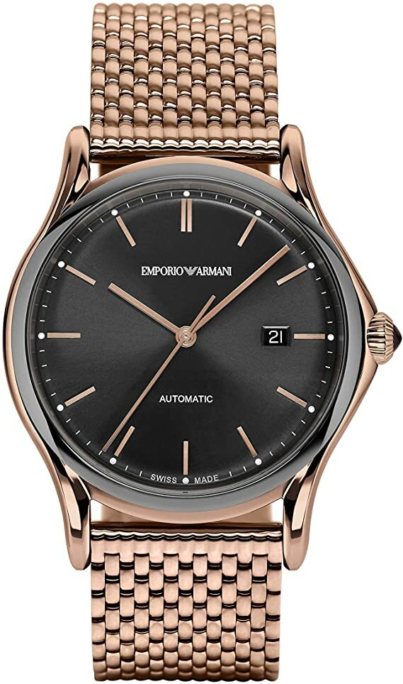 EMPORIO ARMANI Swissmade automatic ゴールド EMPORIO ARMANI Swissmade automatic ゴールド - メルカリ