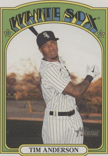 2021 Topps Heritage - Tim Anderson #OB-TA