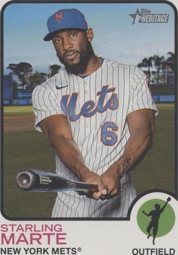 2022 Topps Heritage High Number - Starling Marte #OB-SM