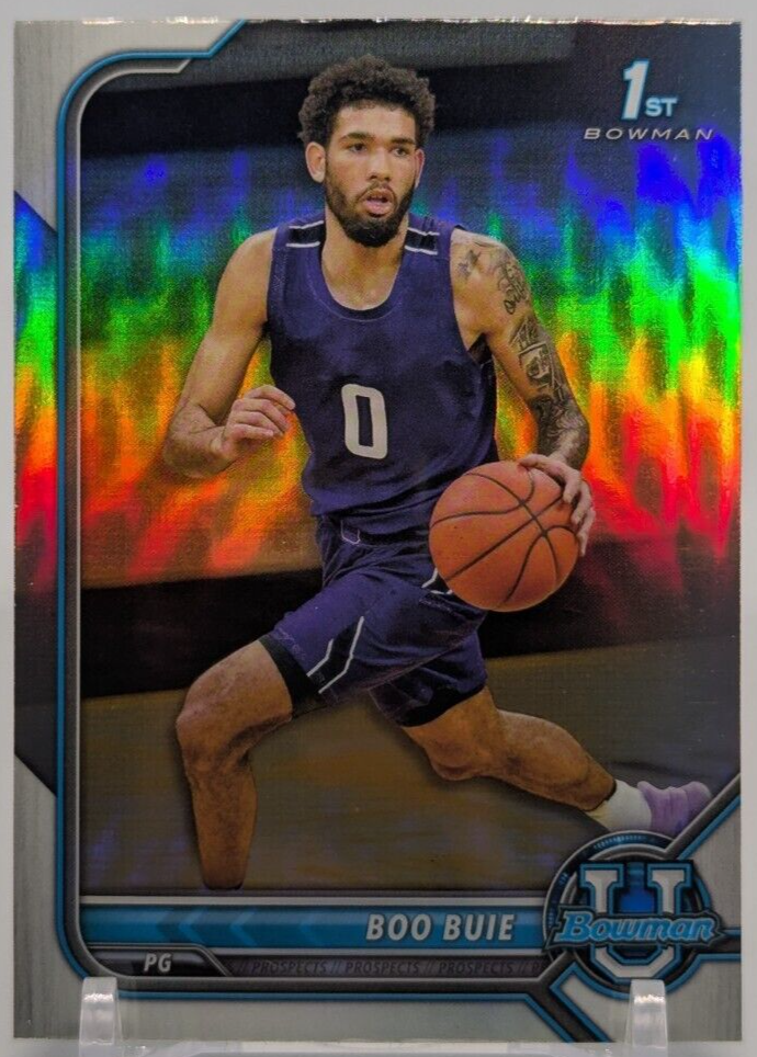 BOO（5点） 🏀2021-22 Bowman University - Refractor #58 Boo Buie (RC