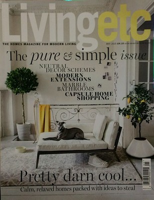 Living Etc Pure & Simple Issue Relaxed Ideas May 2015 FREE SHIPPING