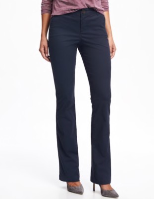 NWT-Women's Old Navy Mid-Rise Boot-Cut Khakis ++ Free Shipping++
