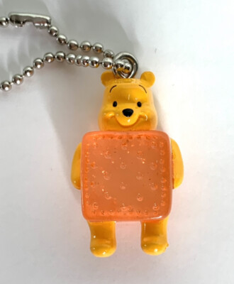 Vintage New Winnie the Pooh Keychain Mini Figures Toy Bag Charm Peek-a-Pooh TOMY