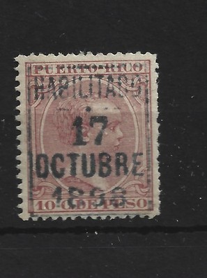 PUERTO RICO HABILITÉS EDIFIL 180* RARES