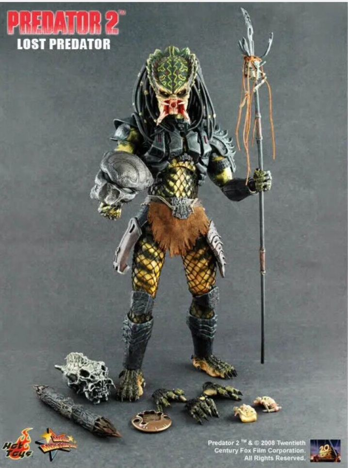💢Hot Toys MMS 76 Predator 2 Lost Predator 1/6TH SCALE