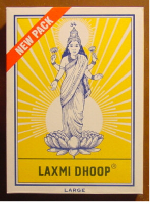 Laxmi Dhoop Incense Sticks, One 8 Stick Box