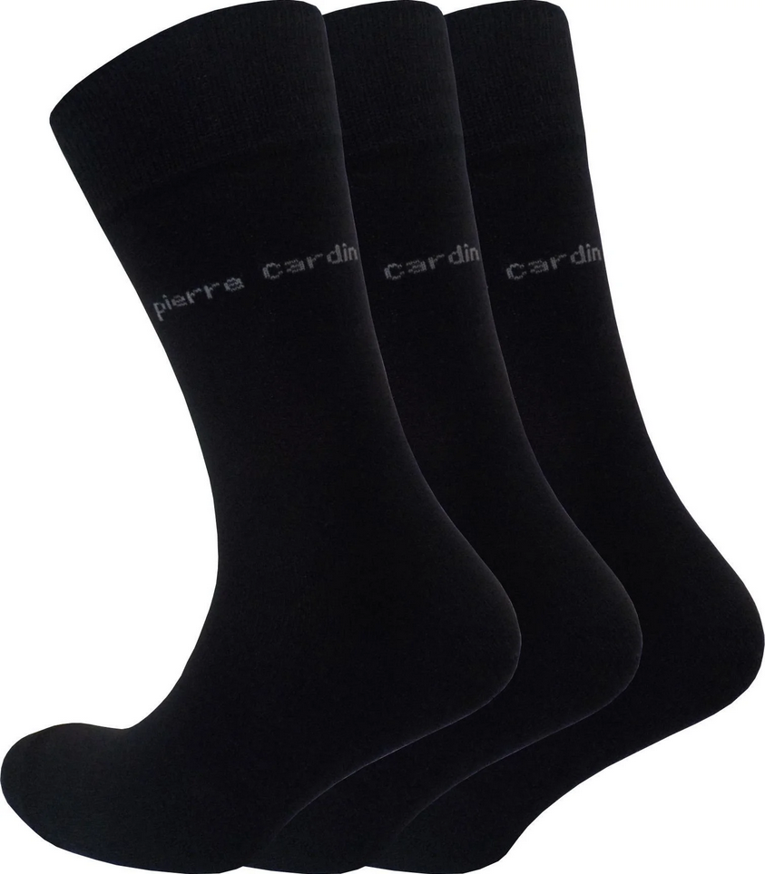 Pierre Cardin Business Socken Herren Anzug Socken Schwarz Sonderangebot Günstig