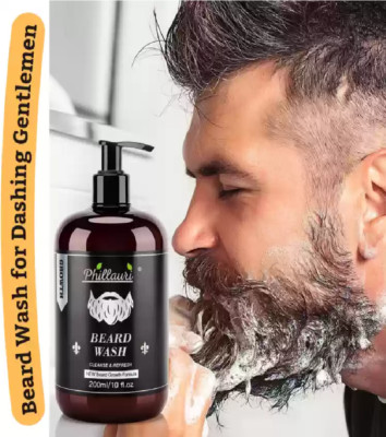 Phillauri Beard Wash Refreshing Fragrance for men 200 ml