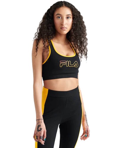 

Женский бюстгальтер Fila Rebeca черно-желтый LW911124-001, Black/yellow