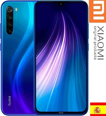 XiaoMI REDMI NOTE 8,4GB+64GB,ESPAÑA VERSION,AZUL CAMARA 48MpX,Snapdragon 665 