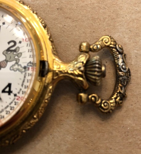 Acme Tazmenian Devil Rail Road Crossing Pocket Watch