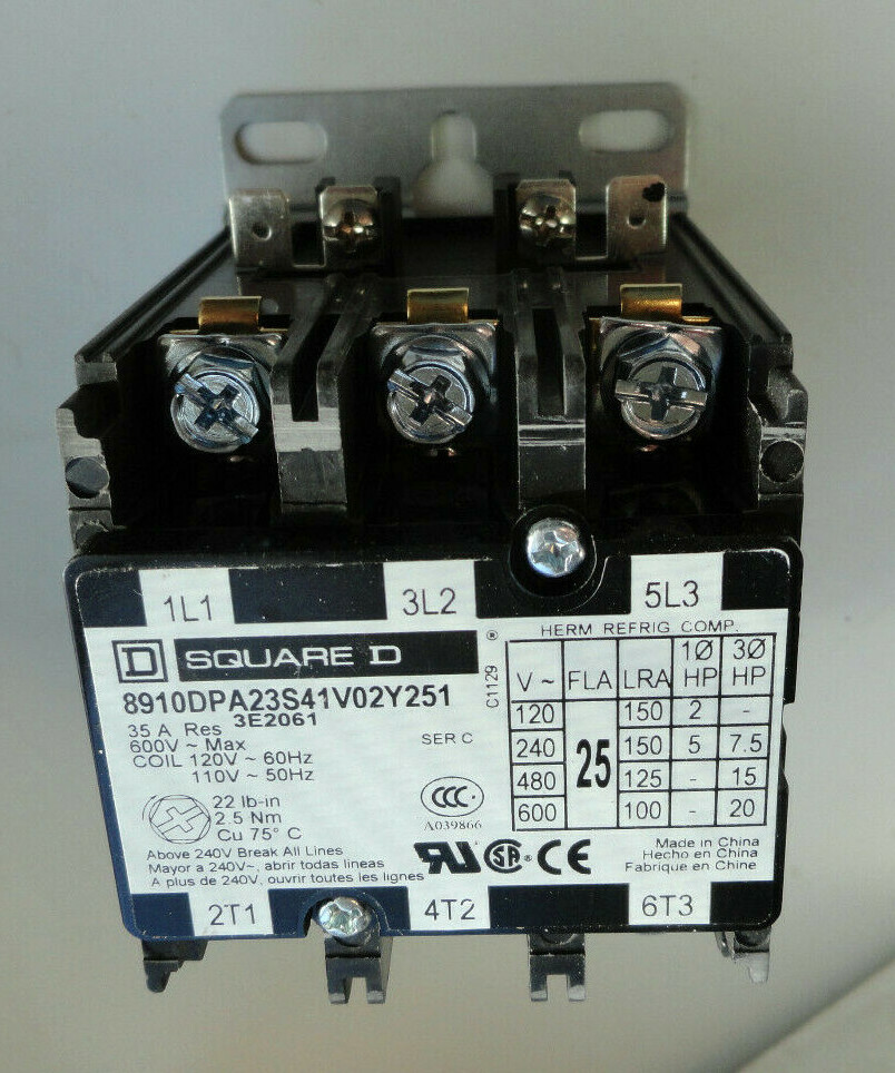 SQUARE D 8910DPA23S41V02Y251 -  Valley irrigation Part # 99P178 25 amp