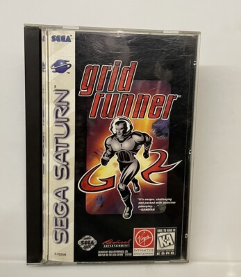Grid Runner (Sega Saturn, 1996) W/ Registration Card CIB