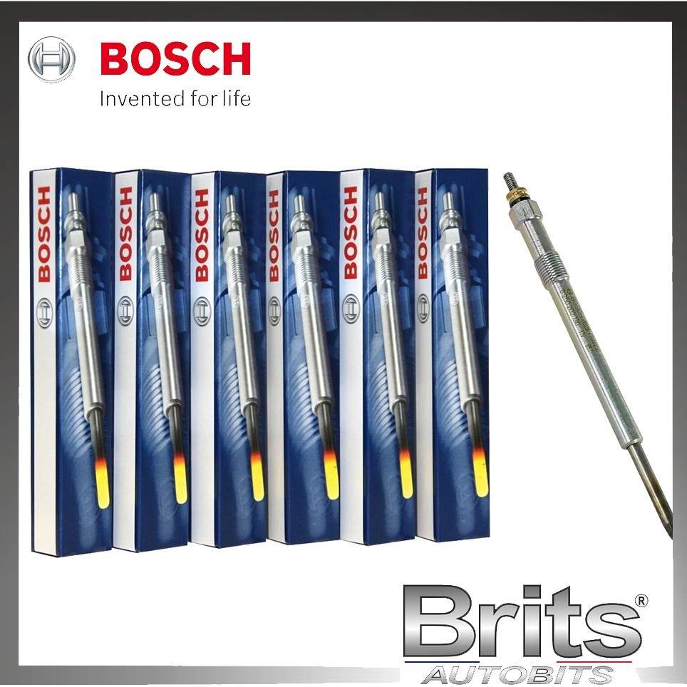 6x Bosch Glow Plugs for BMW E93 3.0 2007-2010 325d 330d Duraterm