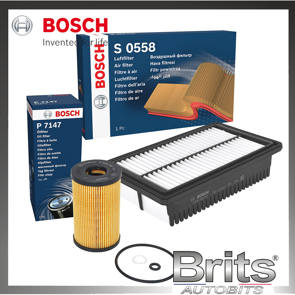 Bosch Service Kit for Hyundai i20 1.4 CRDi Diesel (2014 - On) – Air Oil Filters