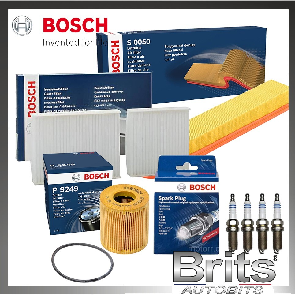 FOR CITROEN DS3 1.6 2010-2015 SERVICE KIT BOSCH FILTERS SET & SPARK PLUGS