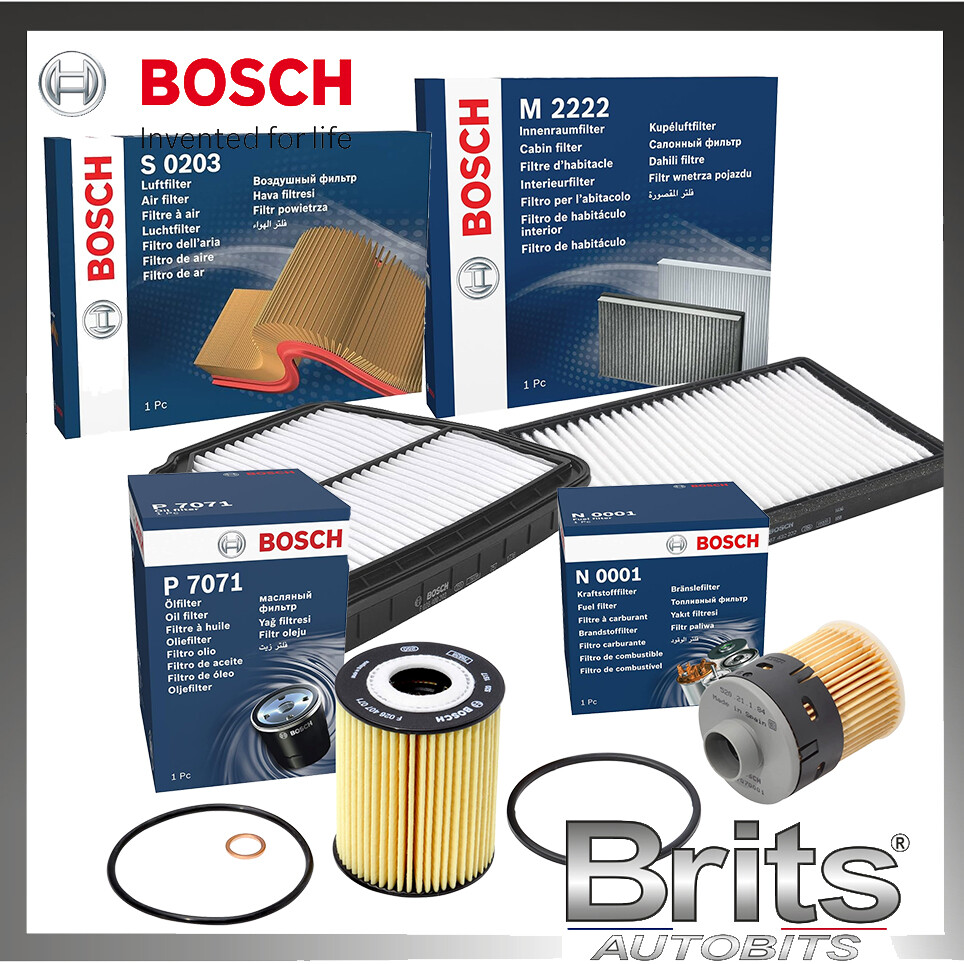 SERVICE KIT for VAUXHALL ANTARA 2.0 CDTi DIESEL - BOSCH FILTERS SET (2006-2011)