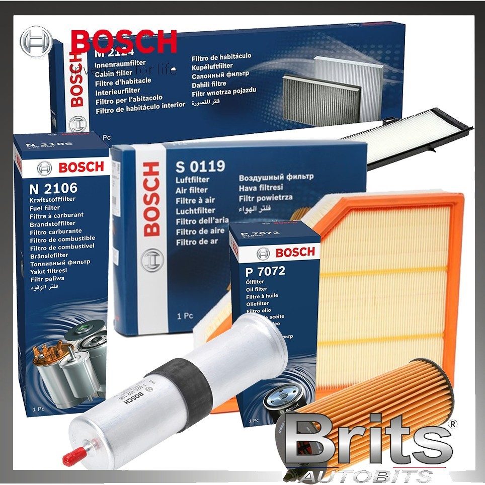 SERVICE KIT for BMW X1 2.0 xDrive20d E84 MK1 - Bosch Cabin Oil Air Fuel Filters