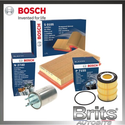 SERVICE KIT for JAGUAR XF (X250) 3.0 D (DPF) BOSCH OIL AIR FUEL FILTERS 2010-15