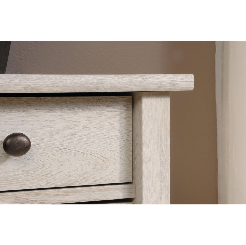 White Oak Storage Cabinet Distressed Drawer Doors Decorative Chest Stand