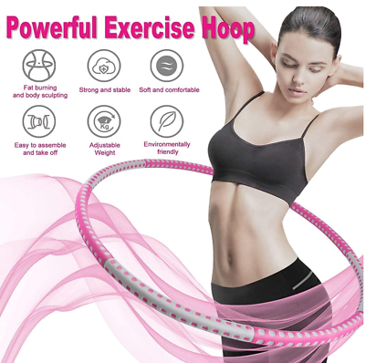 DOFLY WEIGHTED HULA HOOP FOAM PADDED ADJUSTABLE WEIGHT LARGE Hoola Hoop