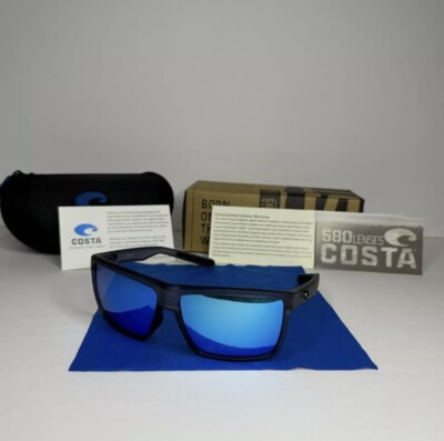 Costa Del Mar Rinconcito Matte Smoke Frame Crystal Blue Lens Sunglasses
