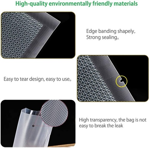 100/500 PINT QUART GALLON Vacuum Sealer Bags 6x10 8x12 11X16 Food Saver Storage