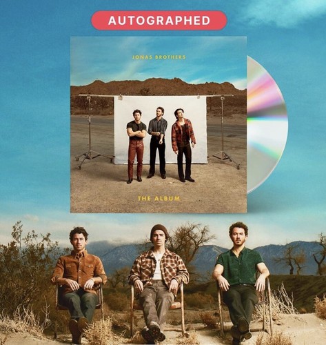 サイン入り　海外雑誌　Jonas Brothers Greetings From Your Hometown Signed CD - New York – Jonas