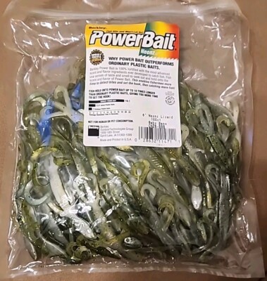 100 Count Berkley 6'' Neonz Lizard Baby Bass