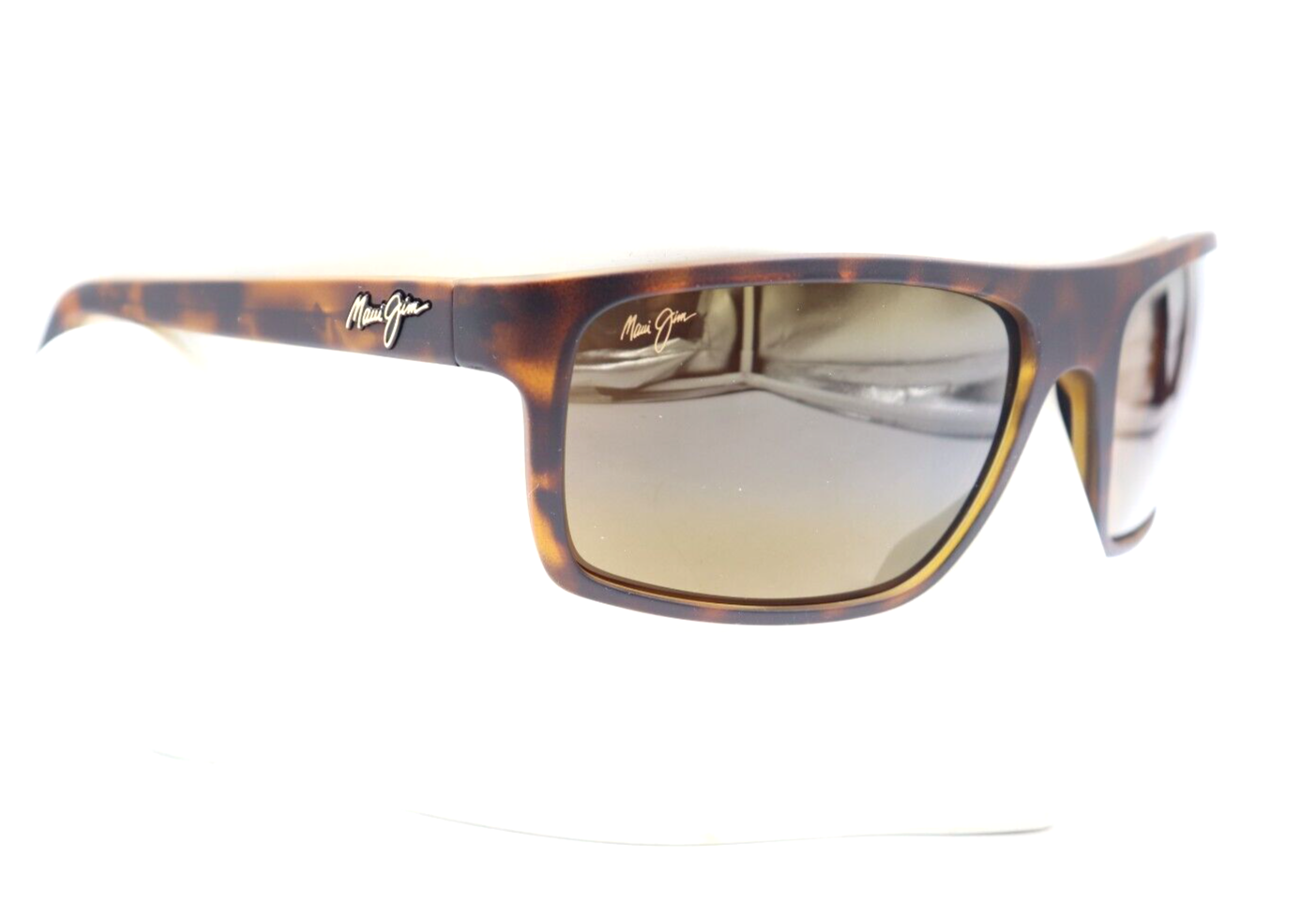 Pre-owned Maui Jim Byron Bay Matte Tortoise Bronze Polarized Sunglasses H746-10m $279 In Hclb Bronze