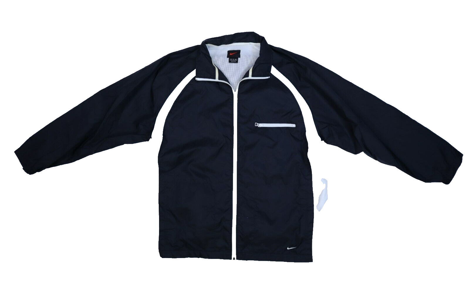 Vintage 90s Nike Black Tag Mens black White Full Zip Vintage 90s Nike Black Tag Mens black White Full Zip