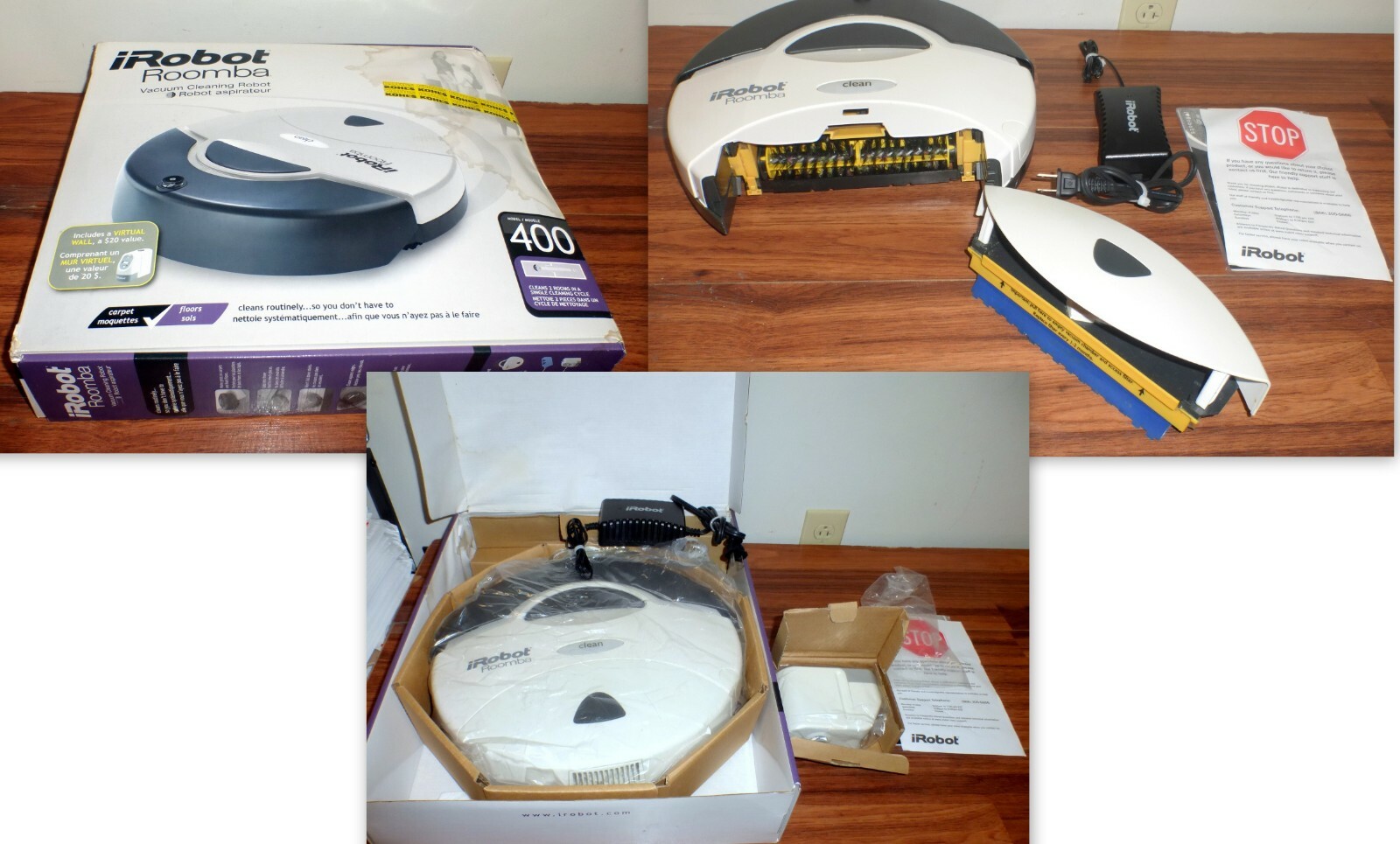 IROBOT ROOMBA 400 IN BOX COMPLETE ROBOT VACUUM BONUS VIRTUAL IROBOT ROOMBA 400 IN BOX COMPLETE ROBOT VACUUM BONUS VIRTUAL