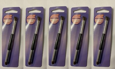 5 CVS ~ Dual Ended Eye Makeup Cosmetic Brush Eyeshadow Shadow Liner SEALED