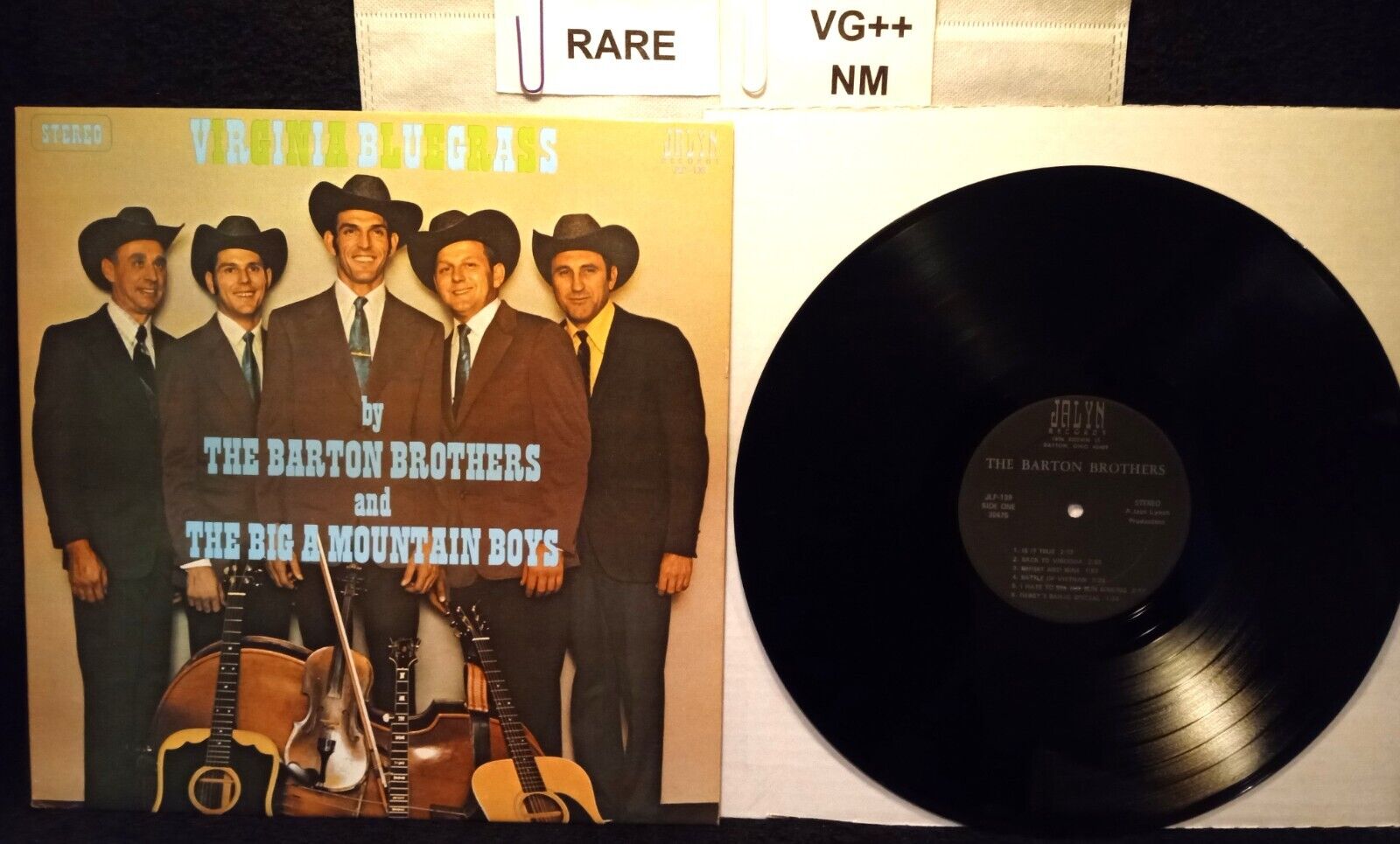 ALPHA BY ARTIST:BARTON BROTHERS (VIRGINIA BLUEGRASS) ULTRA RARE:"CLASSIC COUNTRY" DISCOUNT-VINTAGE-VINYL-LP LOT ($5 NO LIMIT SHIP)  4-09-24