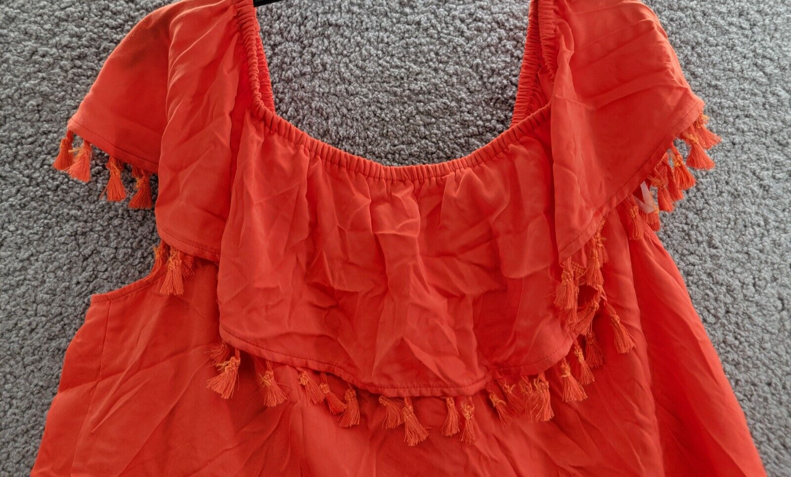 Inc International Concepts Petite Tassel-Trim Off-the-Shoulder Top Women's PXL - Picture 11 of 14