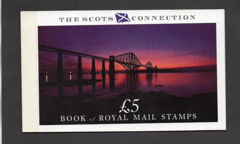 GREAT BRITAIN PRESTIGE BOOKLET SG#DX10 1989 THE SCOTS CONNECTION MINT WITH PANES