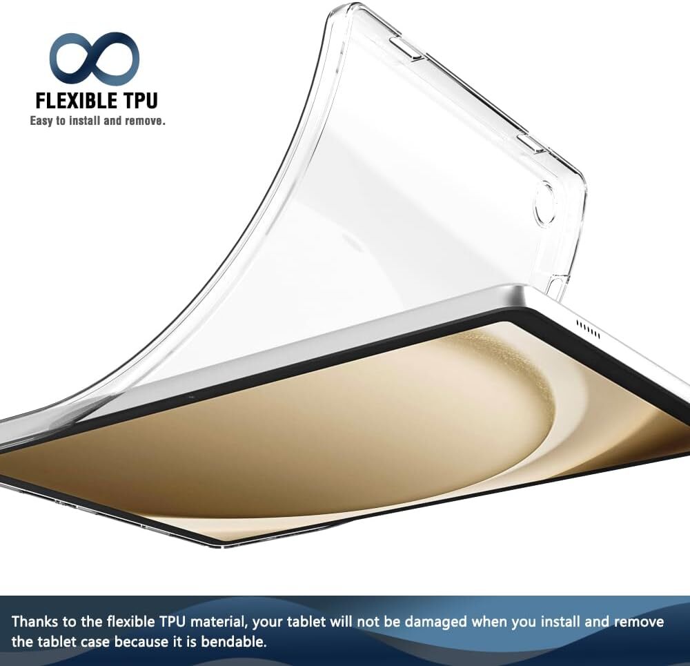 For Samsung Galaxy A9 Plus 11 Inch Case 2023 SM-X210/X216/X218U Clear TPU Cover