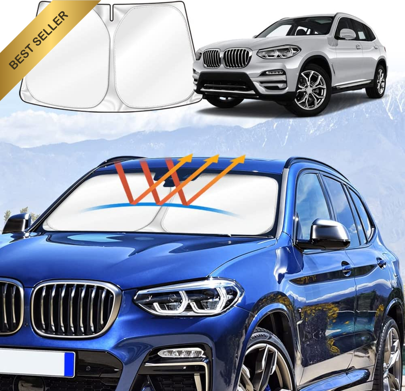 Windscreen Sun Shade Compatible with BMW X3 G01 2017-2024 Windscreen Sun Visor F