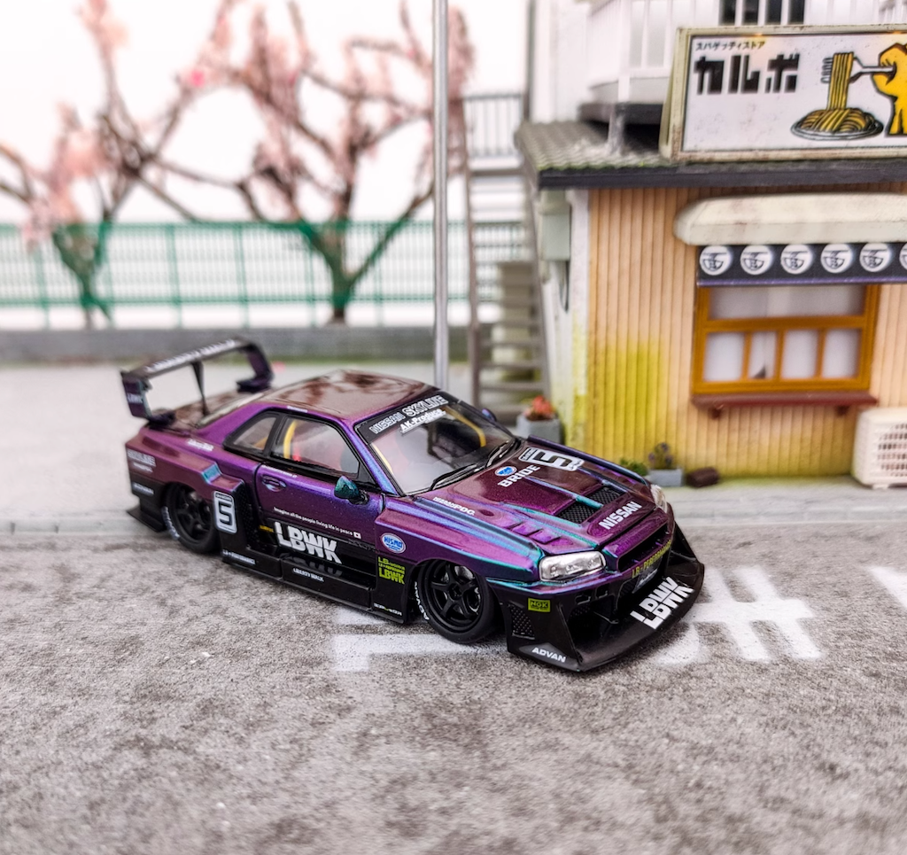 SW 1/64 日産 R34 ER34 GT-R リバティウォーク LBWK LB-ER34 Super Silhouette SKYLINE - Liberty Walk | リバティー